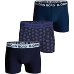 Björn Borg Core 3-Pak Boxershorts Barn - Marinen - str. 146 - 152