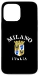 Coque pour iPhone 13 Pro Max Drapeau Milan Vintage Italie Souvenir Italie Milano Empire romain