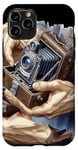 Coque pour iPhone 11 Pro Vintage Brownie Appareil photo reflex analogique