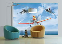 Disney Planes Giant Wall Poster, Paper, Multi-Colour, 255 x 180 cm