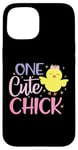 Coque pour iPhone 15 Un poussin mignon – Cadeau de Pâques – Poussin de Pâques