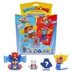 SUPERTHINGS Rescue Force Series – 6-Pack. Includes 4 SuperThings (1 rare silver captain), 1 Rescue Jet and 1 Jump Wing 1/6