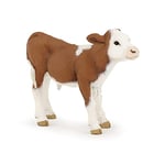 Papo- Veau simmental LA Vie A LA Ferme Animaux Figurine, 51134