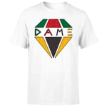 Creed DAME Diamond Logo Men's T-Shirt - White - XL