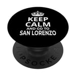 Souvenir de San Lorenzo « Keep Calm And Go To San Lorenzo ! » PopSockets PopGrip Interchangeable