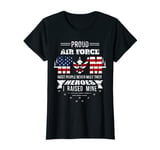 Womens Proud Air Force Mom most People never meet their Heroes T-Shirt