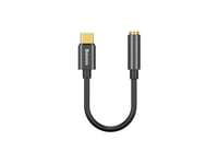 Baseus L54 Usb-C Til 3.5Mm Jack Adapter Sort