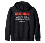 Krav Maga The Art Of Folding Clothes Krav Maga Zip Hoodie