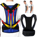 Unisex Adjustable Back Spine Support Posture Corrector Brace Hunchback Corre NAU