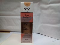 BOOTS N07 STAY PERFECTION FOUNDATION 60ml WARM IVORY MEDIUM COVERAGE SPF30 NEW