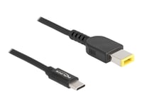 Delock - Strømkabel - Usb-C (Hann) Til Dc Jack 11 X 4.5 Mm (Hann) - 20 V - 3 A - 1.5 M - Svart