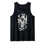 Jack Joker Playing Cards Blackwork Tank Top