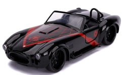 JADA TOYS, SHELBY Cobra 427 SC noir 1965 MARVEL Spider-Man, échelle 1/32, JAD...