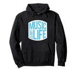 Music Is My Life Sounds Listening Melody Beats Vibes Lover Pullover Hoodie