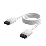 Corsair iCUE LINK Cable - 1x 600mm Straight - Blanc