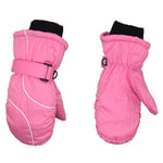 ZARQ Gants de Ski Enfant, Moufles de Ski Gants Enfant Hiver Gants Thermique Gants de Neige Garçon Fille Extérieur Gants Étanche pour Ski/Snowboard/Luge, Convient aux Enfant de 4 à 9 Ans