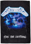 Metallica Poster Ride The Lightning Official Textile 75Cm X 110Cm Black