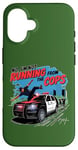 Coque pour iPhone 16 Funny Running From Cops Parkour Freerunners Jump Lovers