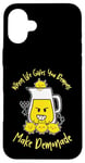 iPhone 16 Plus Funny Life Gives You Demons Make Demonade Lemons Lemonade Case