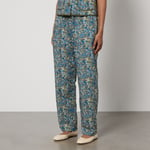 Lollys Laundry Bill Floral-Print Cotton Trousers - XL