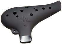 NIGHT by Noble plastic ocarina AC black rubber finish F/S w/Tracking# Japan New