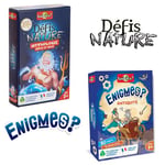 Bioviva -Défis Nature/ Enigmes - Lot de 2 Jeux Enigmes Antiquités et Héros de la Mythologies -Jeux de société ludique -Jeux Bienveillants pour Petits et Grands - De 2 à 6 joueurs -Fabriqué en France