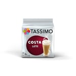 Tassimo Coffee Pods Costa Latte 2 x 8 Drinks (Total 16 Drinks)