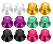 Aluminium Alloy Metal Thumbsticks Analog Sticks Button Grip for Sony PS4