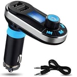 Transmetteur Bluetooth vers FM pour Voiture avec USB QC 3.0 Port Fast Charging