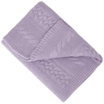 garbo&friends Lilac Stickad Filt | Lila | 0