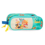 Paw Patrol Pat' Patrouille Pawsome Vibes Trousse double bleue 23 x 9 x 7 cm Polyester L, bleu, Trousse double