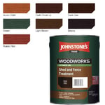 Johnstones Shed & Fence Treatment Dark Oak 5L