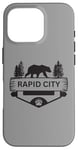 Coque pour iPhone 16 Pro Rapid City Ours sauvage Dakota du Sud Randonnée Camping Ski