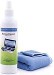 Blum Manufaktur Screen Cleaner 250 ML - nettoyant pour écran - nettoyant pour PC - avec Chiffon en Microfibre 30 x 30 cm - nettoyant pour Moniteur - Made in Germany