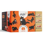 HiLife Adult Wet Cat Food Tins, Mixed Chicken Recipes in Sauce, Complete Tinned Cat Food, 100% Natural & Grain Free, Chicken Breast / Chicken with Beef / Chicken with Duck (12 x 70g Cans)