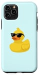 iPhone 11 Pro Cute Yellow Rubber Ducky Little Bath Toy Duck Case