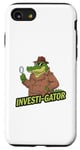 iPhone SE (2020) / 7 / 8 Kids Funny Investi-Gator Detective Pun Alligator Reptile Case