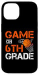 Coque pour iPhone 14 Jeux amusants sur le basket-ball de sixième année premier jour d'école