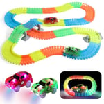 Circuit Voiture Enfant - Jouet Enfant 3 4 5 6 Ans 240 Pièces Lumineux Flexible Circuits Voitures Électrique Jouet Cadeau Enfants Garçons et Filles 3 4 5 6 Ans