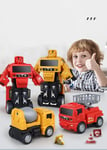 Jouets De Voiture Robot Pour Garçons, Jouets Pour Enfants De 2 À 4 Ans, Camion À Traction, Figurines D'action Transformables, Jouets Juguetes Para Ninos Brinquedos