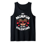 Miniature Pinscher My Valentines Hearts Day Mom Dad Minpin Tank Top