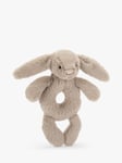 Jellycat Bashful Bunny Ring Rattle Soft Toy