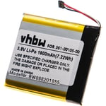 vhbw batterie remplacement pour Garmin 1ICP7/49/43, 361-00105-00 pour GPS compteur de vélo de bicyclette (1900mAh, 3,8V, Li-polymère)