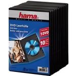 Boîtiers vides noirs pour DVD - HAMA - Lot de 10 - Capacité 1 DVD