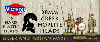 Victrix 28mm Greek Hoplite Heads (56)