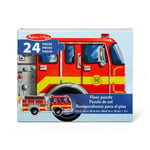 Melissa & Doug 24 kpl lattiapalapeli Giant Fire Engine