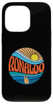 Coque pour iPhone 13 Pro Ronaldo T-shirt vintage Sunset Ronaldo Groovy Tie Dye