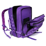 QT&QY 45L GYM Fitness Style Reput miehille/naisille Sotilaallinen Tactical Training Molle Survival Bag Vaellus Vaellusreppu Violetti