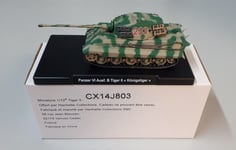 Panzer VI Tiger Ausf.B Tigre II Konigstiger 1/72 miniature Char militaire /EBPI