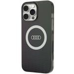 Coque AUDI en TPU rigide avec Logo MagSafe pour iPhone 13 Pro/13 6.1 pouces noir